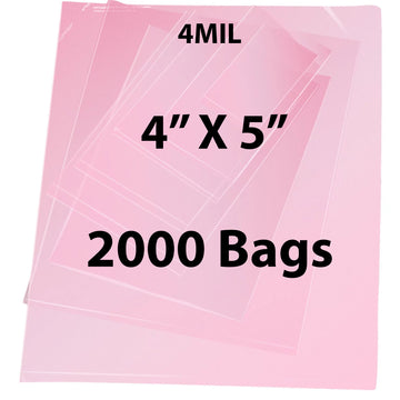 Pink Anti Static Bags 4 Mil 4" X 5" 2000 Bags
